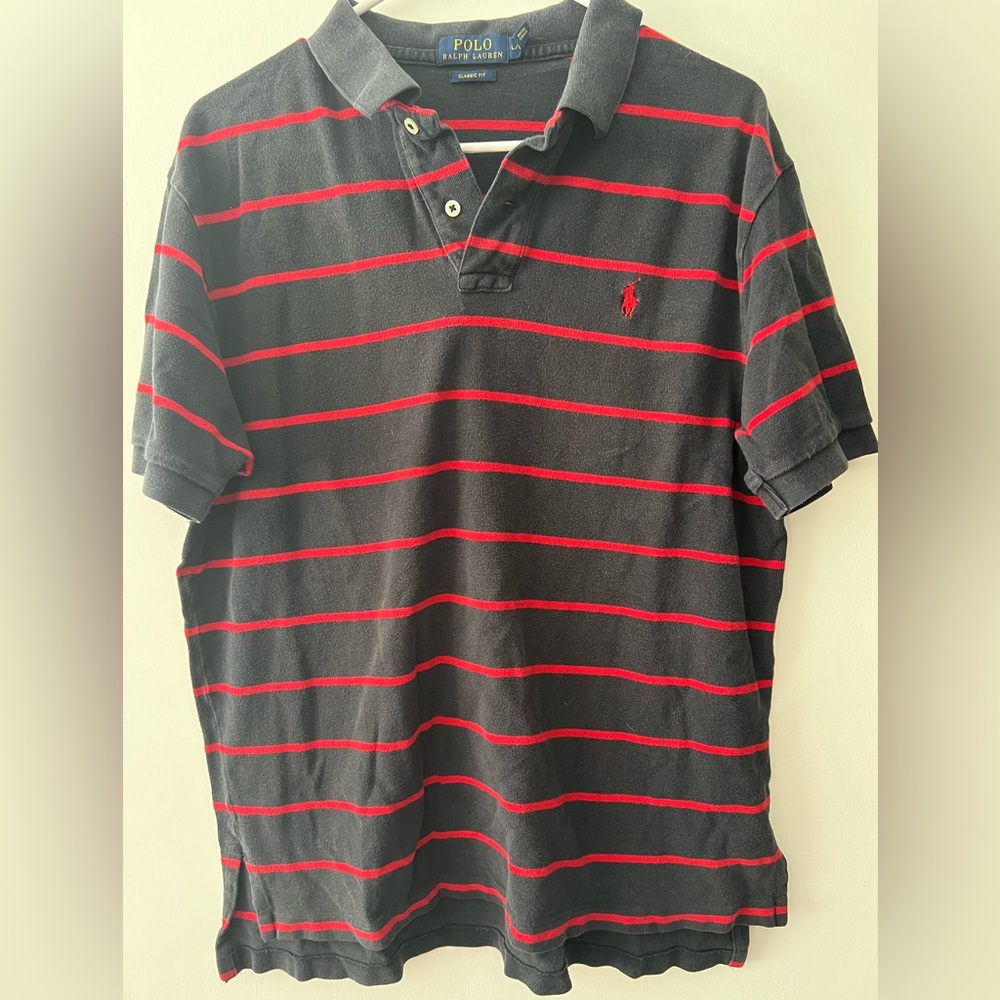 Black and red authentic Polo shirt